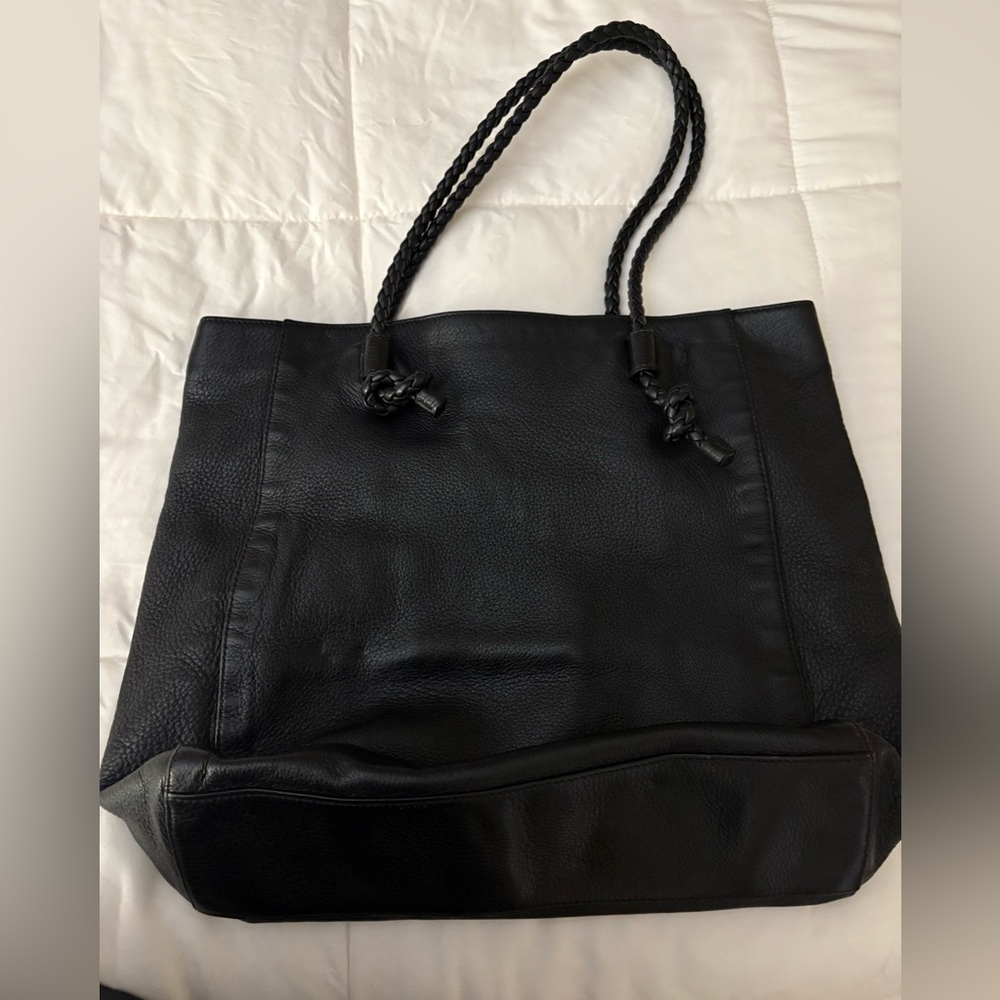 Black Leather Tote